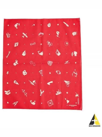 24 Printed Bandana C Red Novelty 24S1H036 OR472 BD009A - ENGINEERED GARMENTS - BALAAN 1