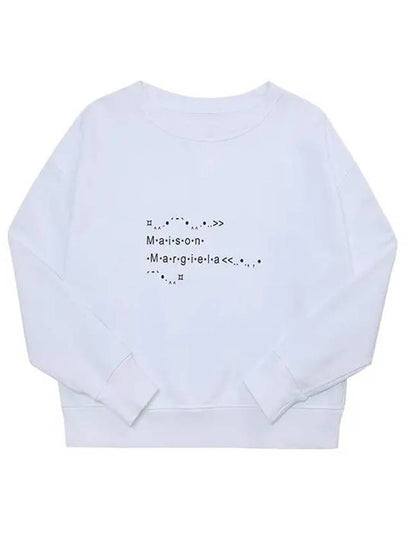 Font Generator Logo Sweatshirt White - MAISON MARGIELA - BALAAN 2