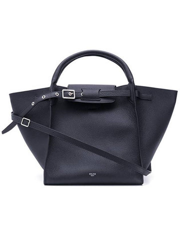 logo-print calf leather tote bag - CELINE - BALAAN 1