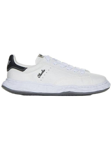 Charles OG Sole Canvas Low Top Sneakers White - MAISON MIHARA YASUHIRO - BALAAN 1