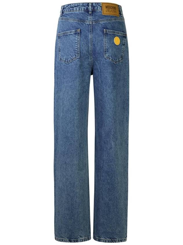 Moschino Jeans Blue Cotton Jeans - MOSCHINO - BALAAN 3