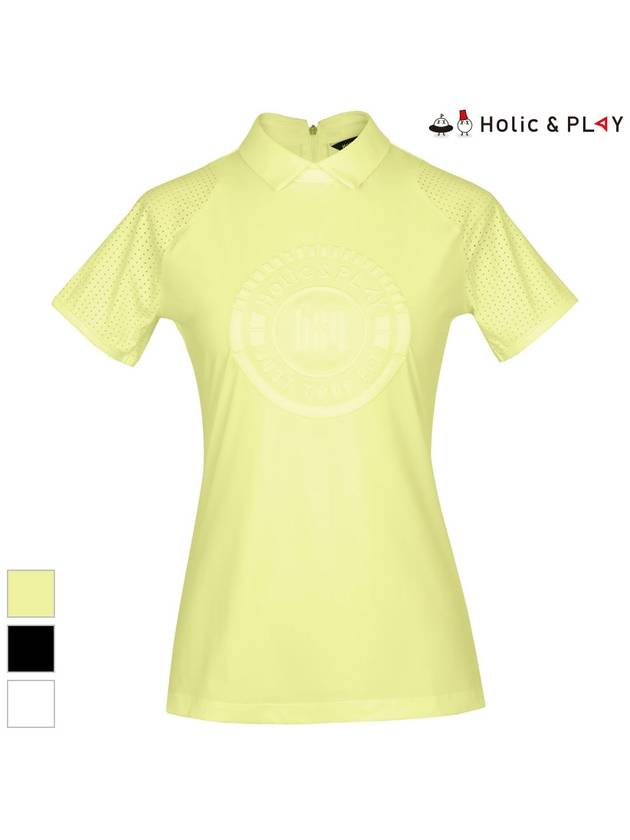 shoulder ventilation collar t-shirtHC2WTS002 - HOLIC&PLAY - BALAAN 3