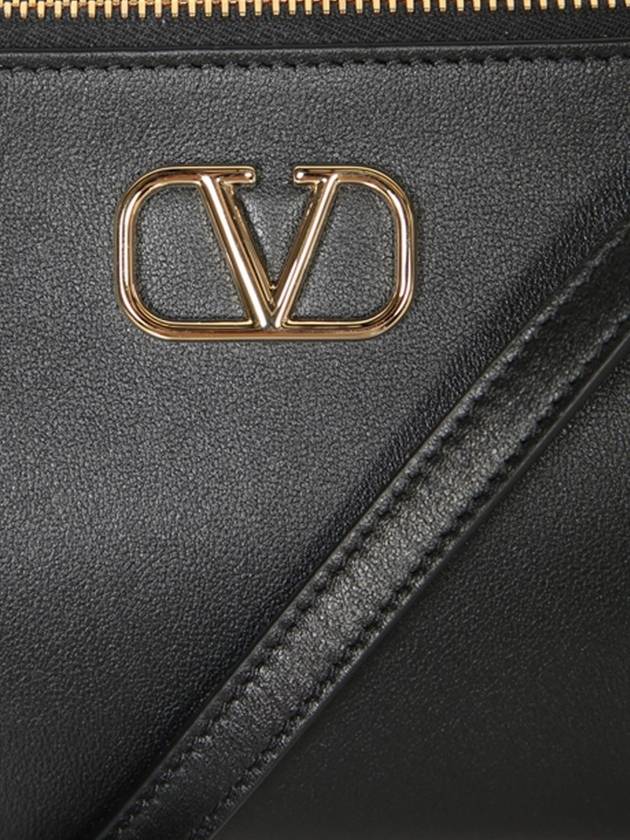 V Logo Signature Mini Shoulder Bag Black - VALENTINO - BALAAN 4