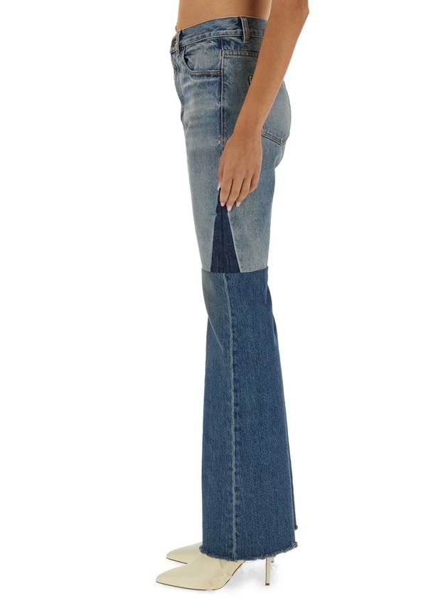 PATCHWORK DENIM JEANS - CHLOE - BALAAN 4