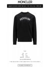 logo print faded effect sweatshirt black - MONCLER - BALAAN 3