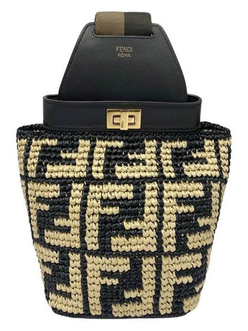 Women s 8BZ047 GUITAR Other Raffia mini slingback shoulder bag and crossbag - FENDI - BALAAN 1