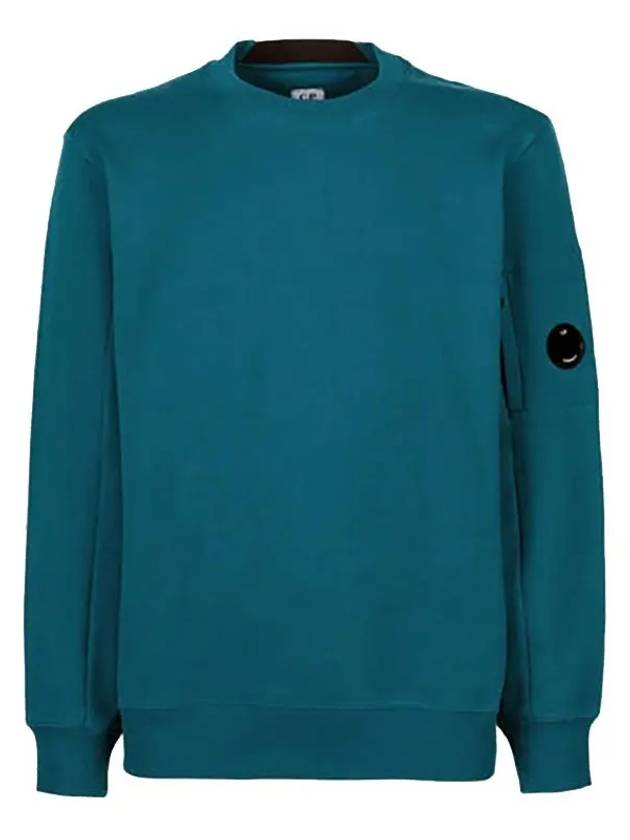 Diagonal Raised Fleece Sweatshirt Blue - CP COMPANY - BALAAN 2