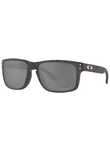 Holbrook Woodgrain Prism Black Polarized OO9102 W955 - OAKLEY - BALAAN 1