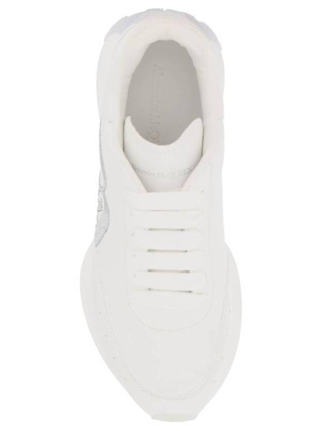 Sprint Runner Logo Low Top Sneakers White - ALEXANDER MCQUEEN - BALAAN 3