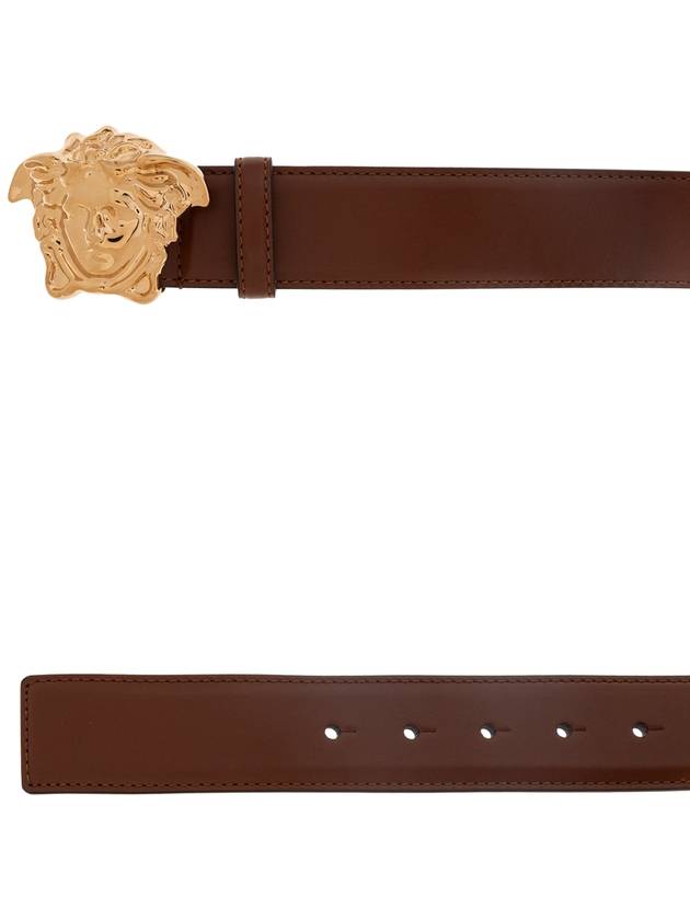 Versace Leather Belt, Men's, Brown - VERSACE - BALAAN 4