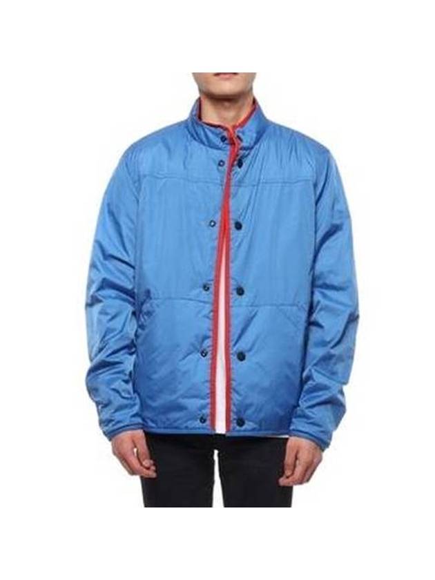 Men's Grenoble Reversible Down Jumper Zip-Up Jacket Blue - MONCLER - BALAAN 1