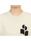 Logo Intarsia Crewneck Sweater Ecru - ISABEL MARANT - BALAAN 6