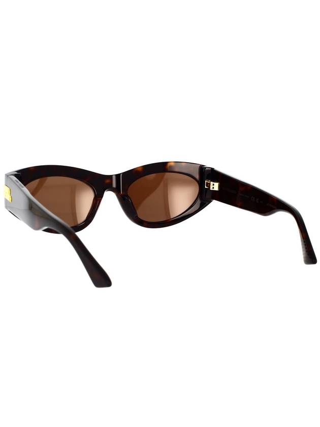 Eyewear Frame Oval Sunglasses Brown - BOTTEGA VENETA - BALAAN 5