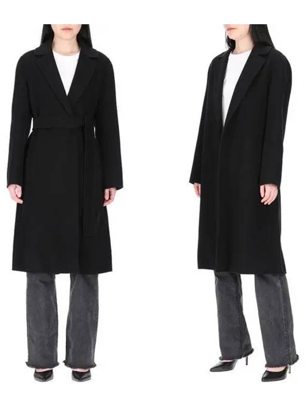 Pauline Wool Single Coat Black - MAX MARA - BALAAN 2