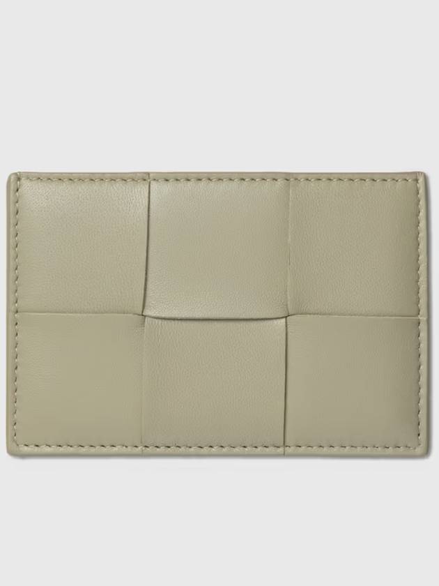 Intrecciato Lambskin Calfskin Card Wallet Travertine - BOTTEGA VENETA - BALAAN 2