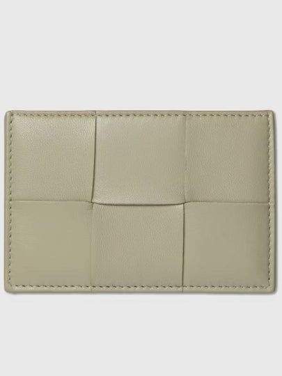 Intrecciato Lambskin Calfskin Card Wallet Travertine - BOTTEGA VENETA - BALAAN 2