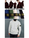 Wappen Patch Crew Neck Wool Knit Top White - STONE ISLAND - BALAAN 3