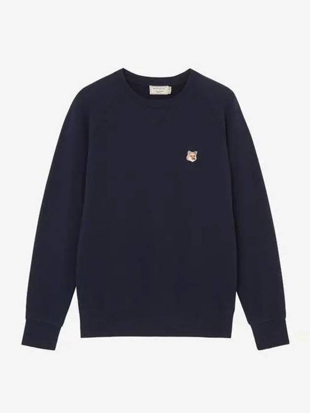 Fox Head Patch Classic Sweatshirt Navy - MAISON KITSUNE - BALAAN 3