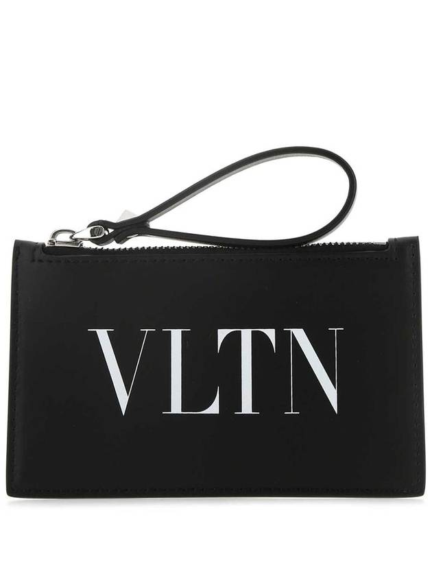 Men's VLTN Card Wallet Black - VALENTINO - BALAAN 2