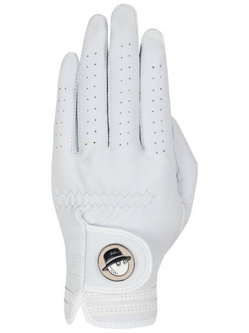 Bucket Women s One Handed Gloves WHITE WOMAN - MALBON GOLF - BALAAN 1