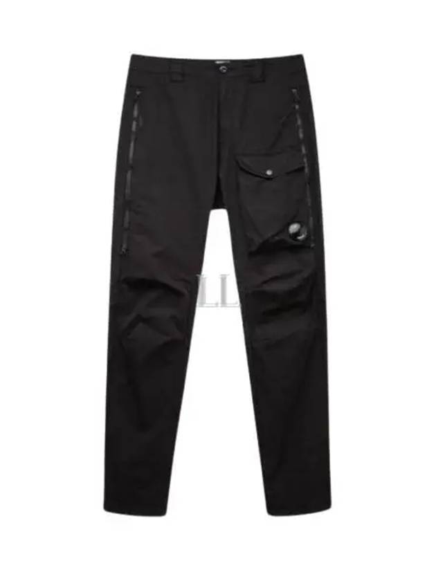 Ripstop Lens Cargo Regular Fit Straight Pants Black - CP COMPANY - BALAAN 2