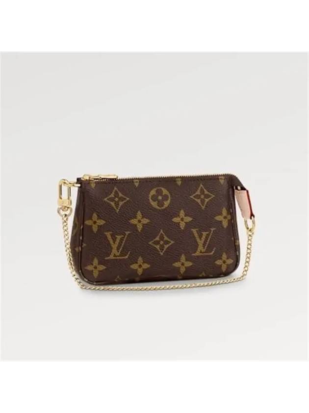 Monogram Mini Pochette Shoulder Bag Brown - LOUIS VUITTON - BALAAN 3