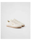 Downtown Nappa Leather Low Top Sneakers Ivory - PRADA - BALAAN 2