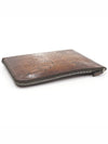 Brown Venezia Scritto Leather Nino GM Clutch - BERLUTI - BALAAN 3