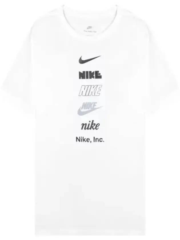 Sportswear Club Plus PK4 Short Sleeve T-Shirt White - NIKE - BALAAN 1