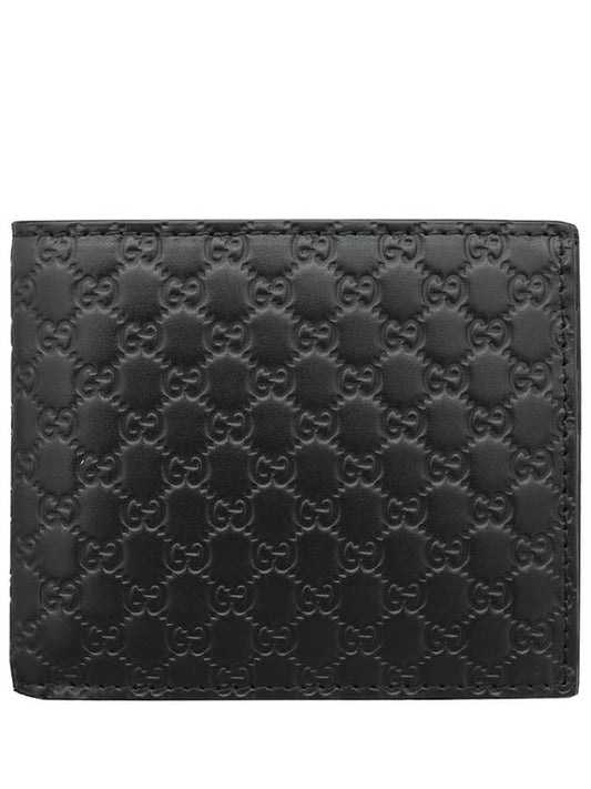 Micro GG Ssima Bifold Wallet Black - GUCCI - BALAAN 2