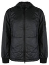 Compass Patch Hooded Jacket Black - STONE ISLAND - BALAAN 2