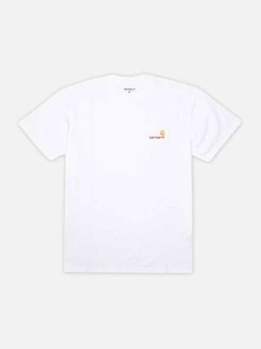 Public WIP Short Sleeve T Shirt White I029956 02XX - CARHARTT - BALAAN 1