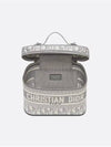 Diortravel Oblique Embroidered Vanity Case Tote Bag Grey - DIOR - BALAAN 5