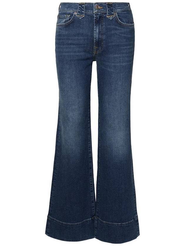 7 For All Mankind Blue Cotton Jeans - 7 FOR ALL MANKIND - BALAAN 1