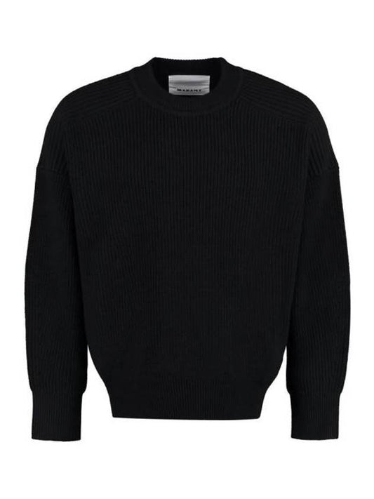 Barry Wool Knit Top Black - ISABEL MARANT - BALAAN 1