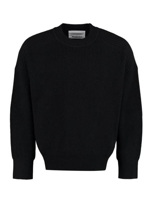 Barry Wool Knit Top Black - ISABEL MARANT - BALAAN 1