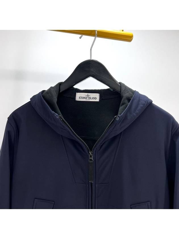 Softshell hooded jacket navy L size - STONE ISLAND - BALAAN 6