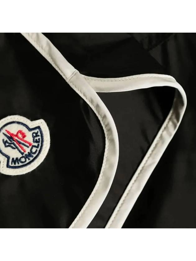 Logo Patch Swim Shorts Black - MONCLER - BALAAN 5