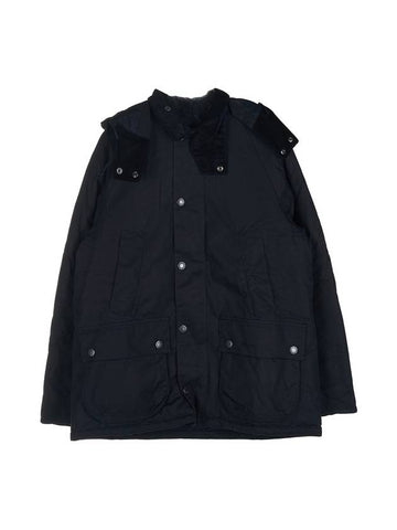 Winter Bedale Wax Jacket Navy - BARBOUR - BALAAN 1