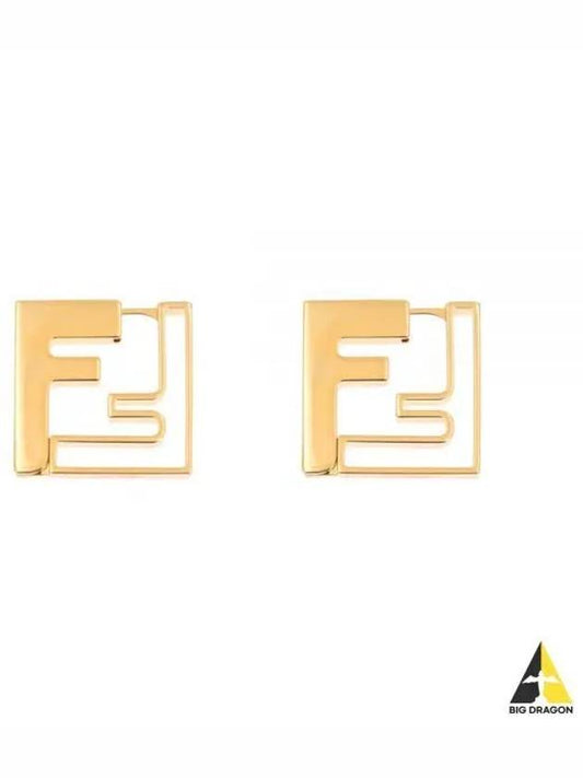 Forever Metal Earrings Gold - FENDI - BALAAN 2