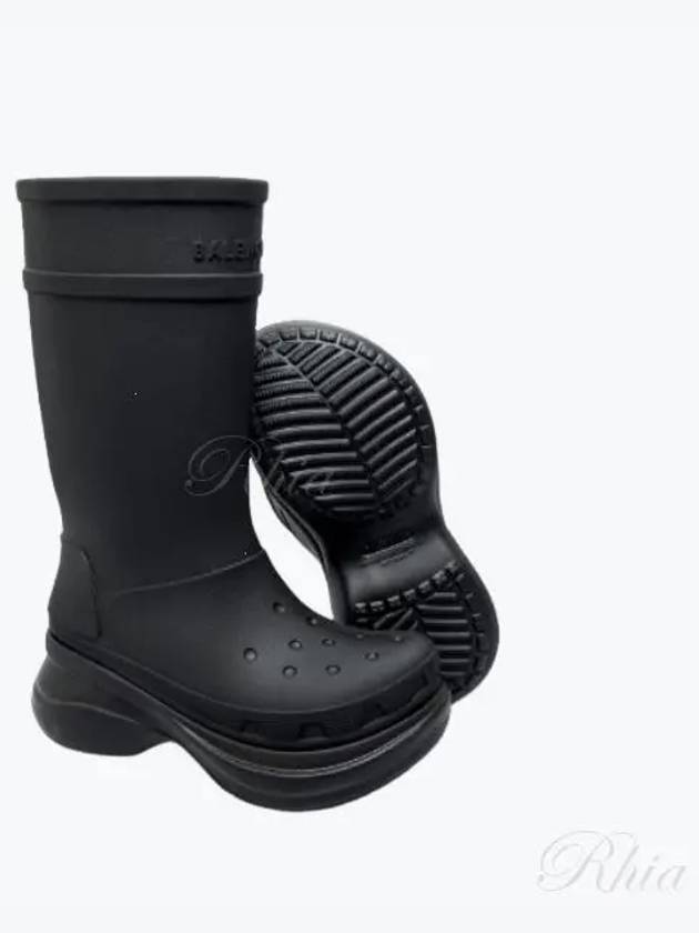 Crocs Rain Boots Black - BALENCIAGA - BALAAN 2