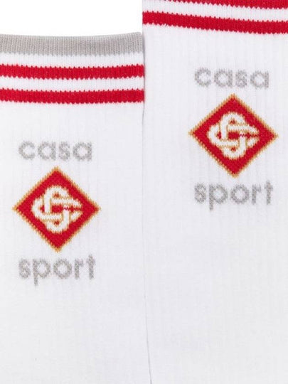 CASABLANCA UNISEX PRINTED BASKETBALL SOCKS - CASABLANCA - BALAAN 2