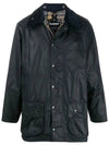 Men's Beaufort Wax Jacket Navy - BARBOUR - BALAAN 3