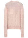 Face Patch Crop Cardigan Pink - ACNE STUDIOS - BALAAN 3