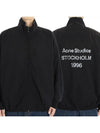 1996 Stamp Logo Zip-Up Jacket Black - ACNE STUDIOS - BALAAN 3