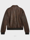 Aviator Blouson Jacket Dark Brown - CELINE - BALAAN 3