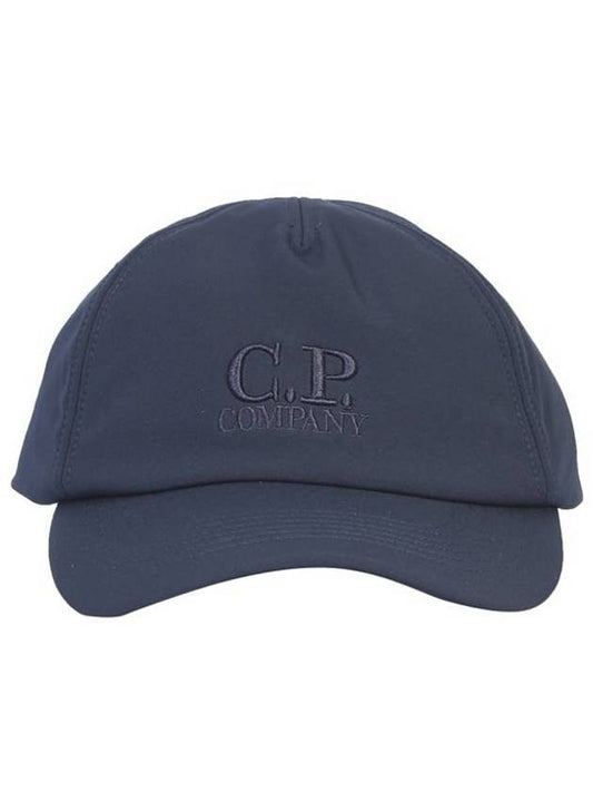 logo embroidery ball cap navy - CP COMPANY - BALAAN.