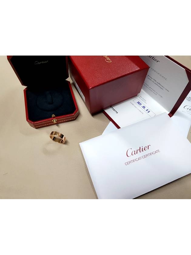 PG pink gold 18K love ring No 61 thick - CARTIER - BALAAN 2