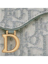 Saddle Oblique Jacquard Lotus Wallet Grey - DIOR - BALAAN 7