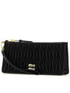 Materasse Nappa Clutch Bag Black - MIU MIU - BALAAN 3